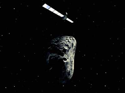 Rosetta en approche de Steins